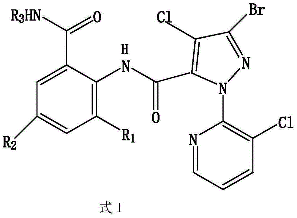 Compound insecticidal composition of dihalogenated pyrazole amide and tolfenpyrad