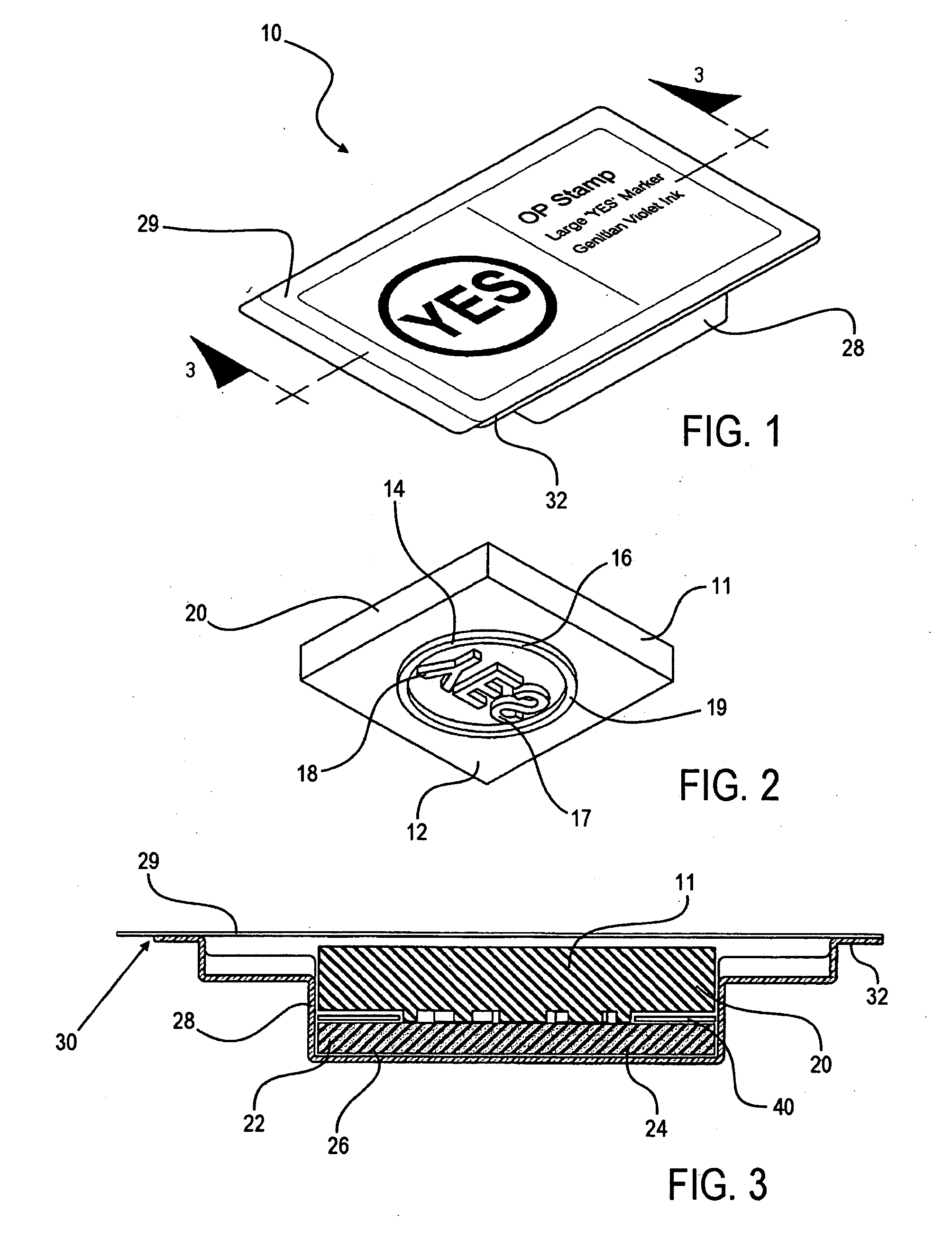 Surgical site marking assembly and method of using same