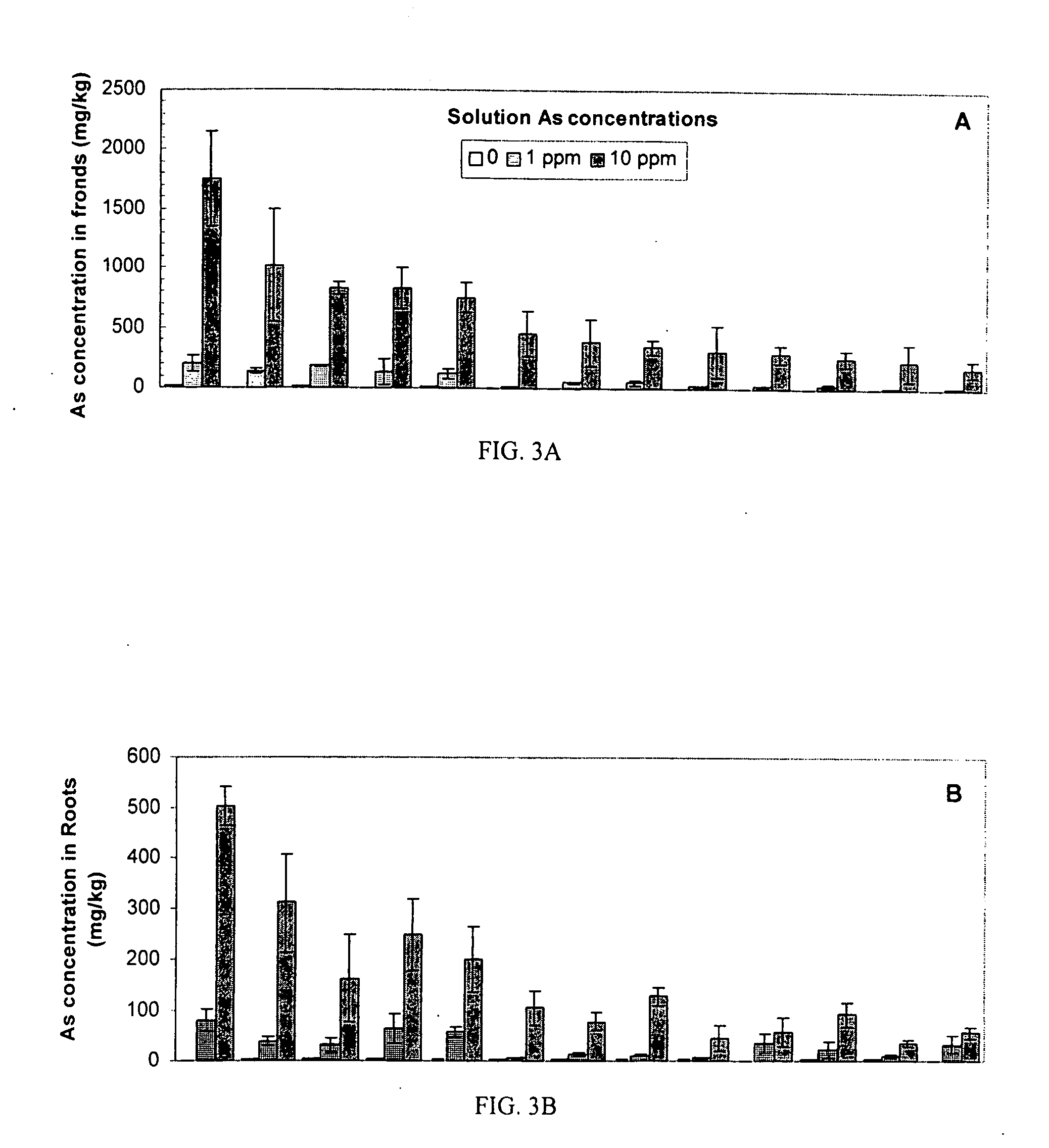 Contaminant removal by additional ferns