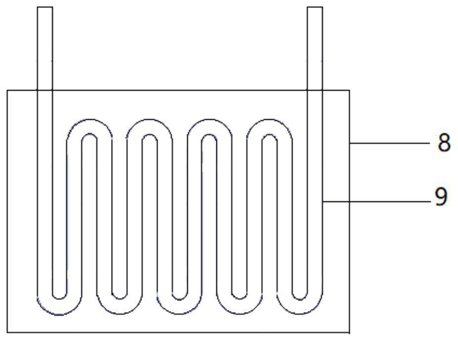 Multi-stage phase change recycling and storing device of metallurgy high-temperature slag waste heat