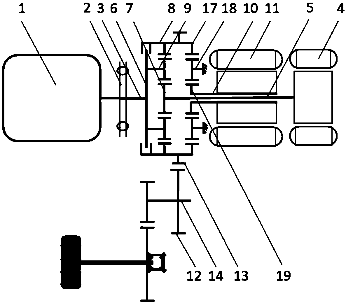 Hybrid power module and vehicle