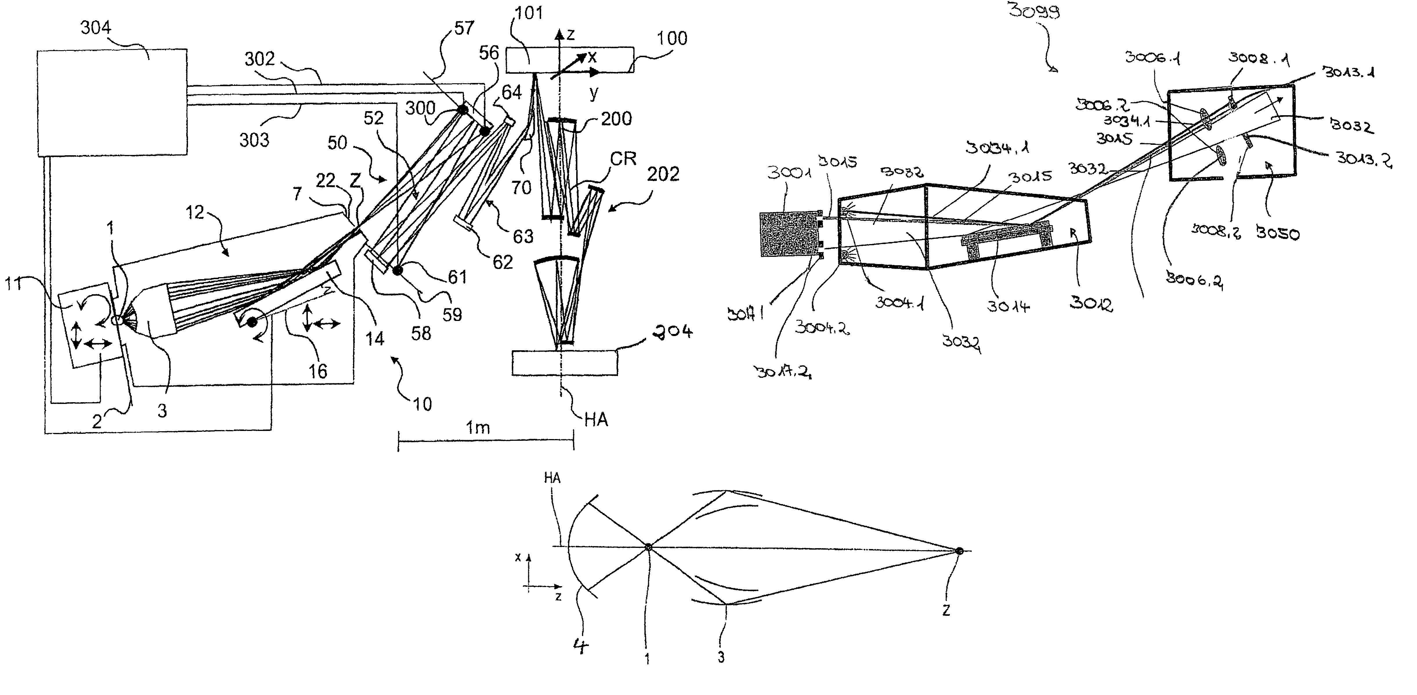 Illumination system for a wavelength of &lt;= 193 nm, with sensors for determining an illumination