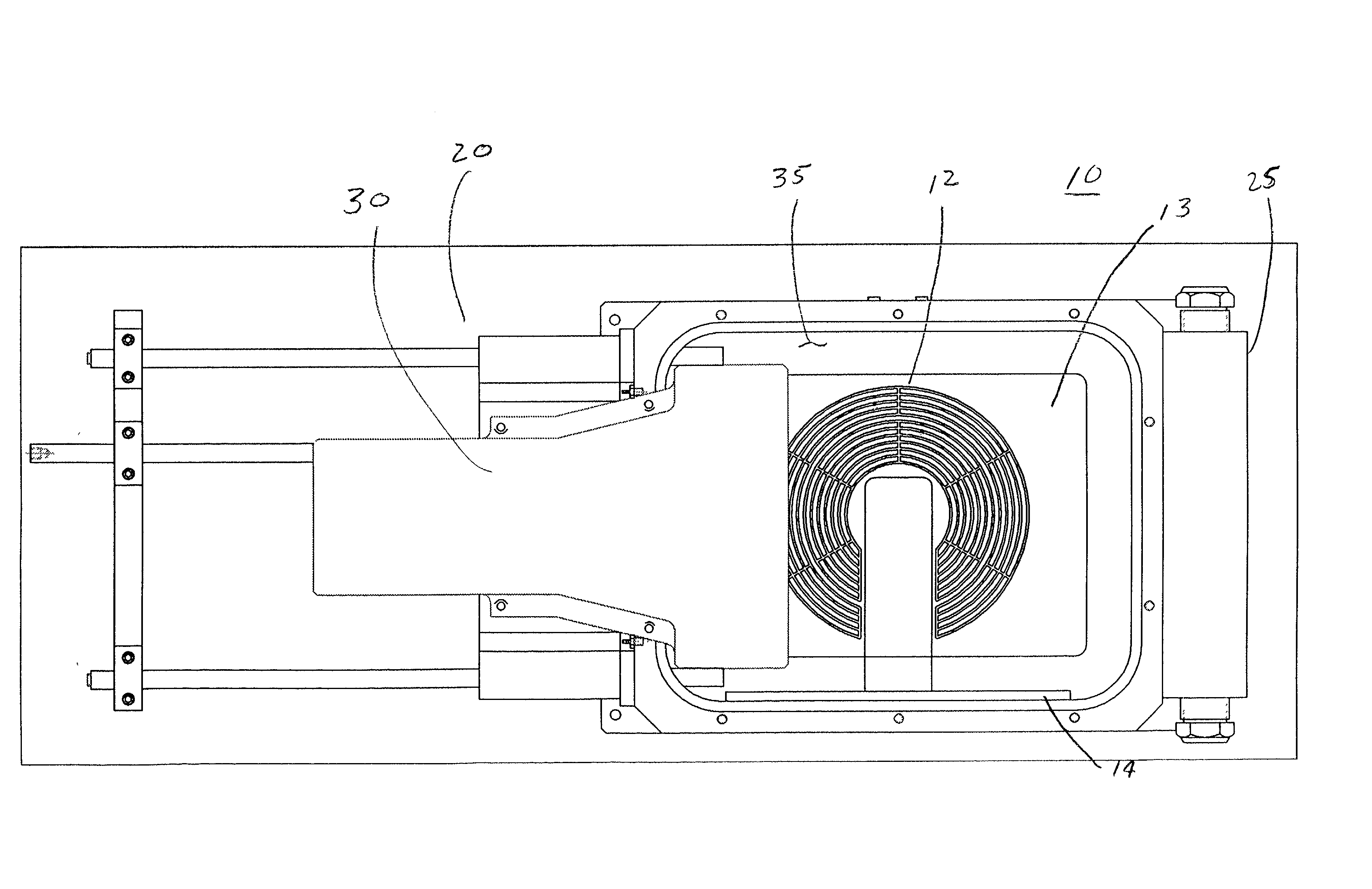 Scanning plasma reactor