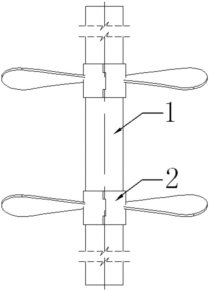 Hole cleaning device for cast-in-situ bored pile