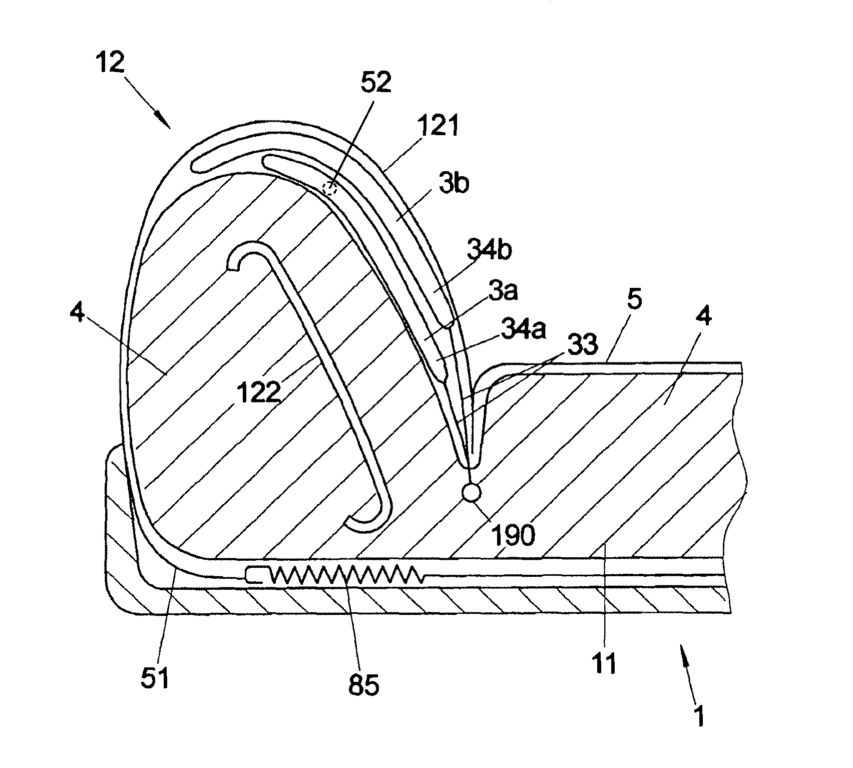 Motor vehicle seat arrangement and method for protecting a vehicle occupant