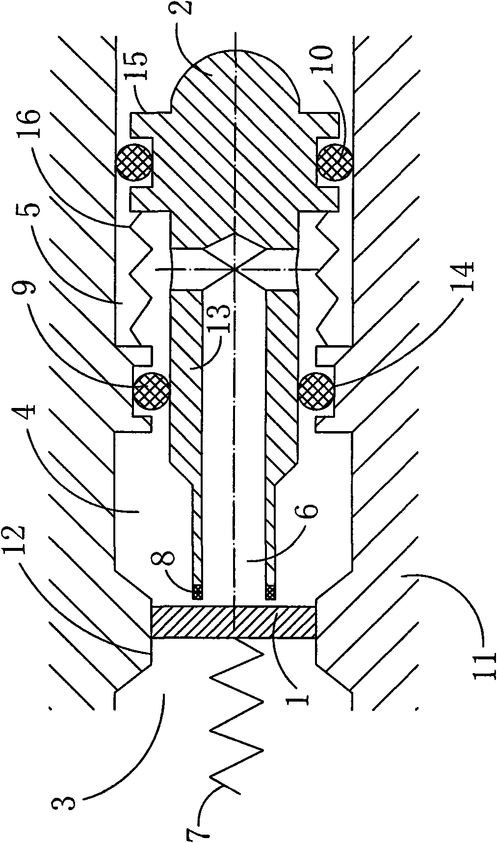 Valve used in shifting devices of engineering automobiles