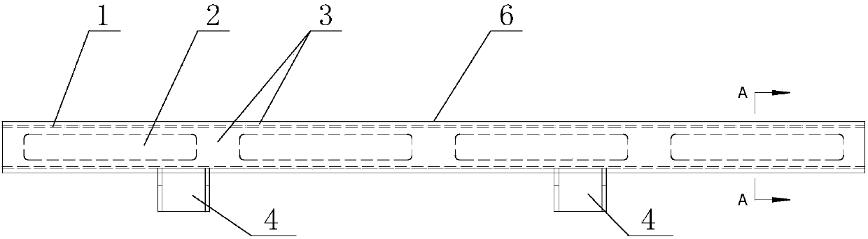 Preparation method of section steel ultra-light concrete member