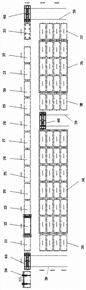 A concrete prefabricated component production line