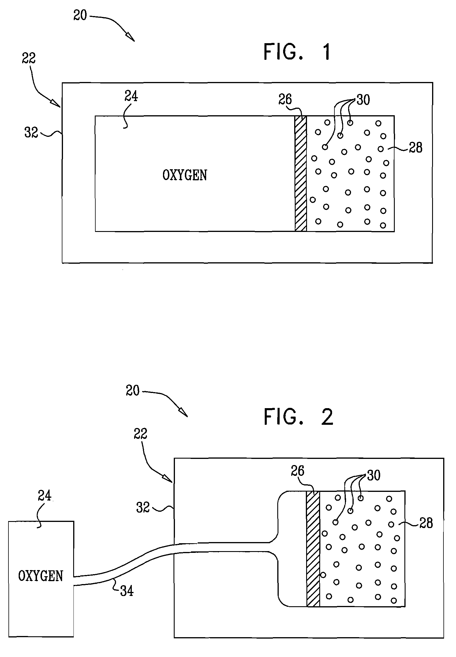 Oxygen supply for cell transplant and vascularization