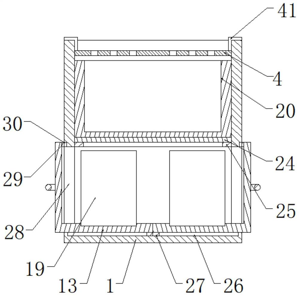 African swine fever virus sample blood collecting device for large-scale piggery