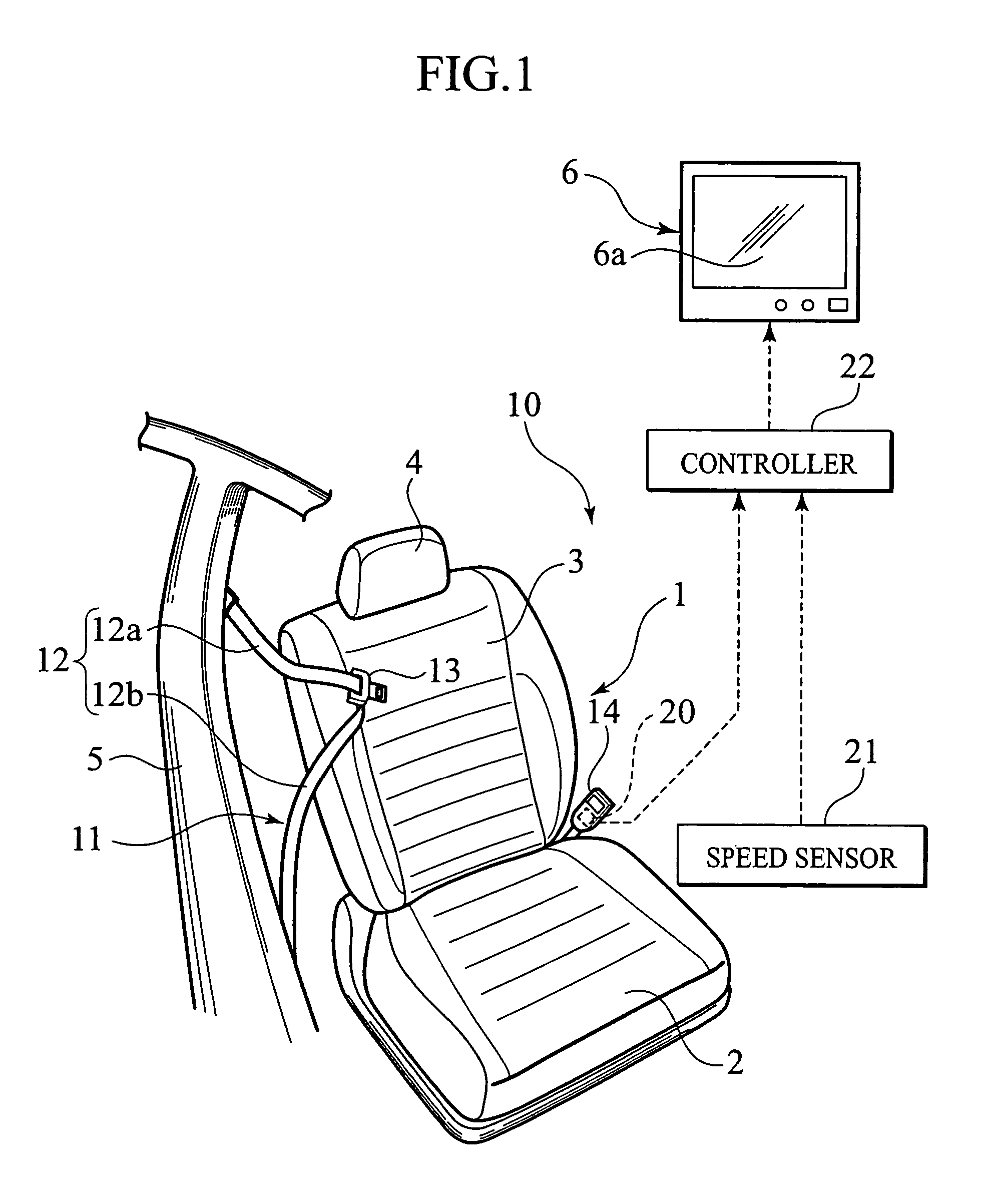 Seatbelt fastening prompting apparatus