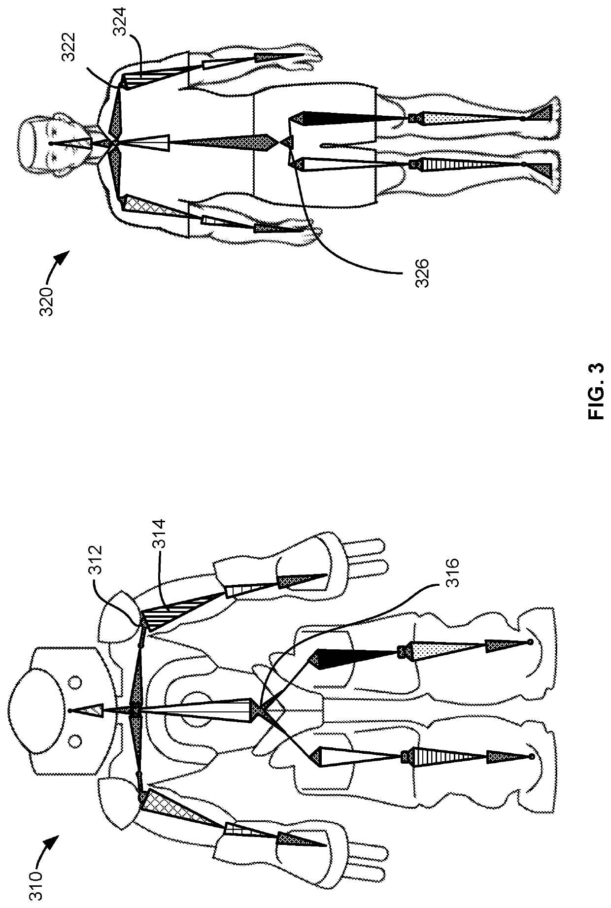 Motion Transfer of Highly Dimensional Movements to Lower Dimensional Robot Movements