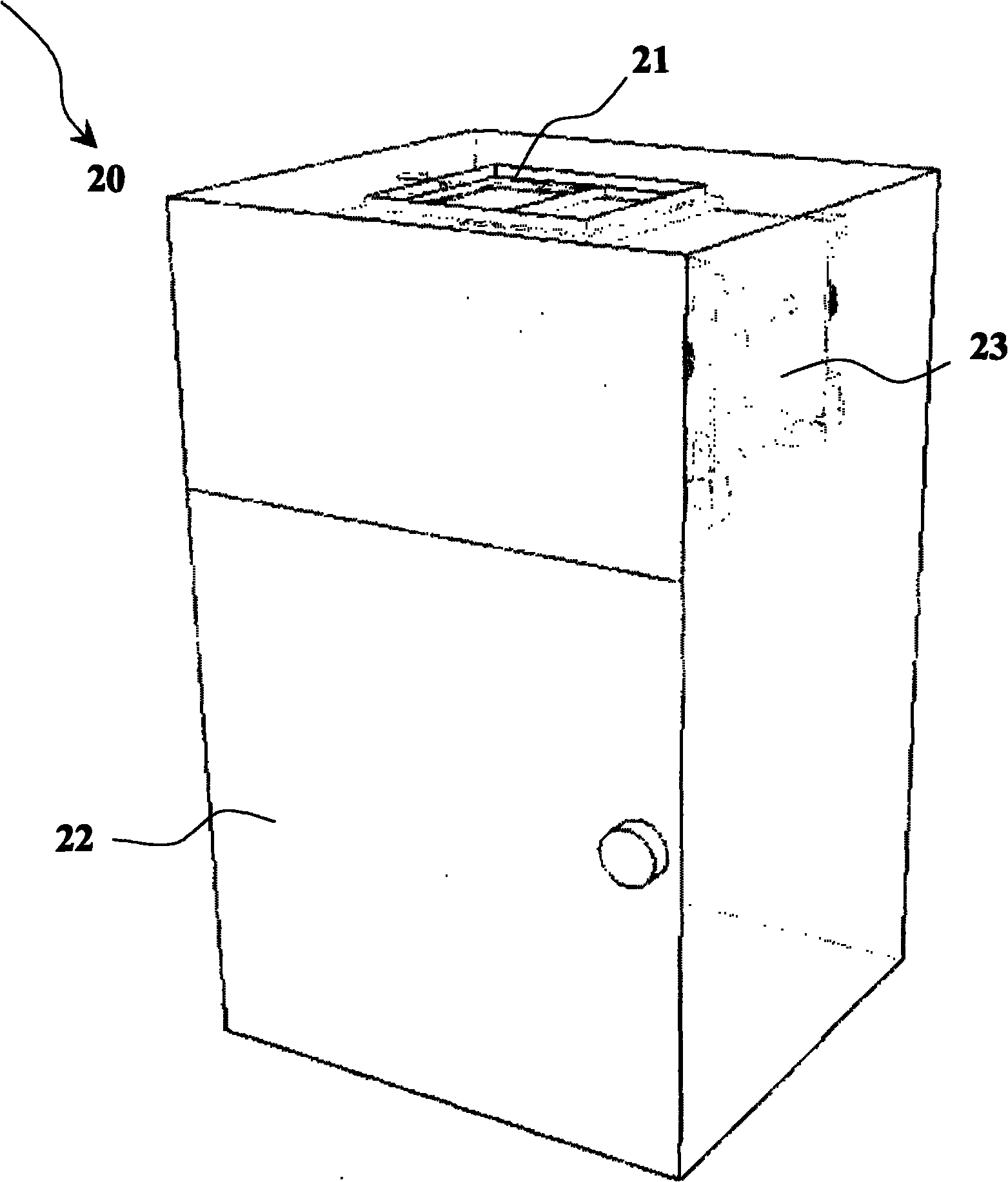 Garbage box with sorting function and core device thereof