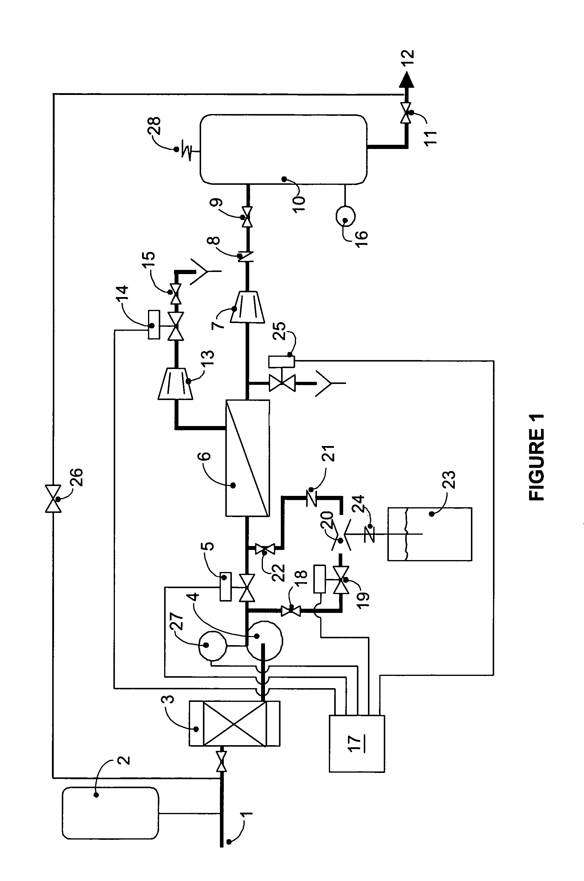 Nanofiltration system for water softening with internally staged spiral wound modules