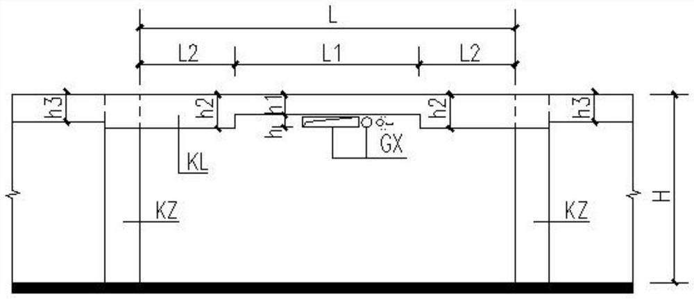 Variable cross-section frame beam