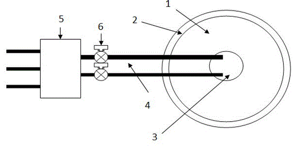 Treatment system for concentration tank of iron ore concentrates