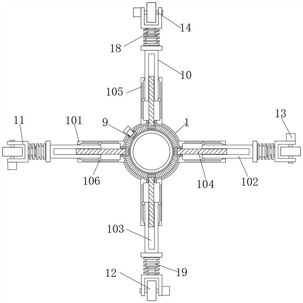 Natural gas pipeline quality detection device