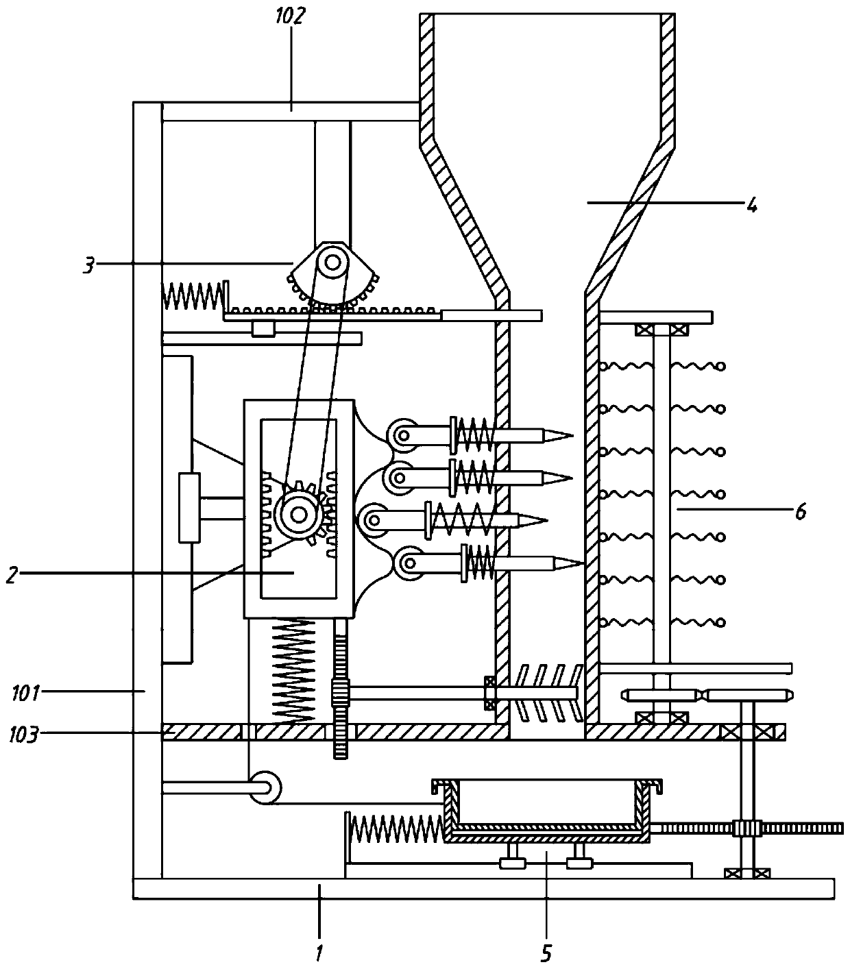 Automated forage cutting equipment used for breeding industry