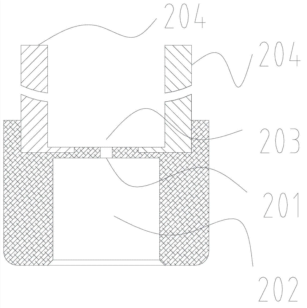 Slapper detonator with injection-molding structure