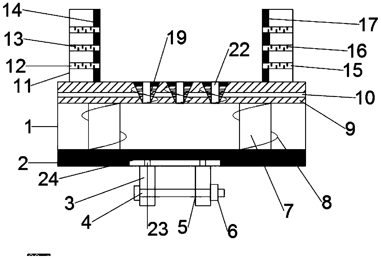 Automobile engine damping device