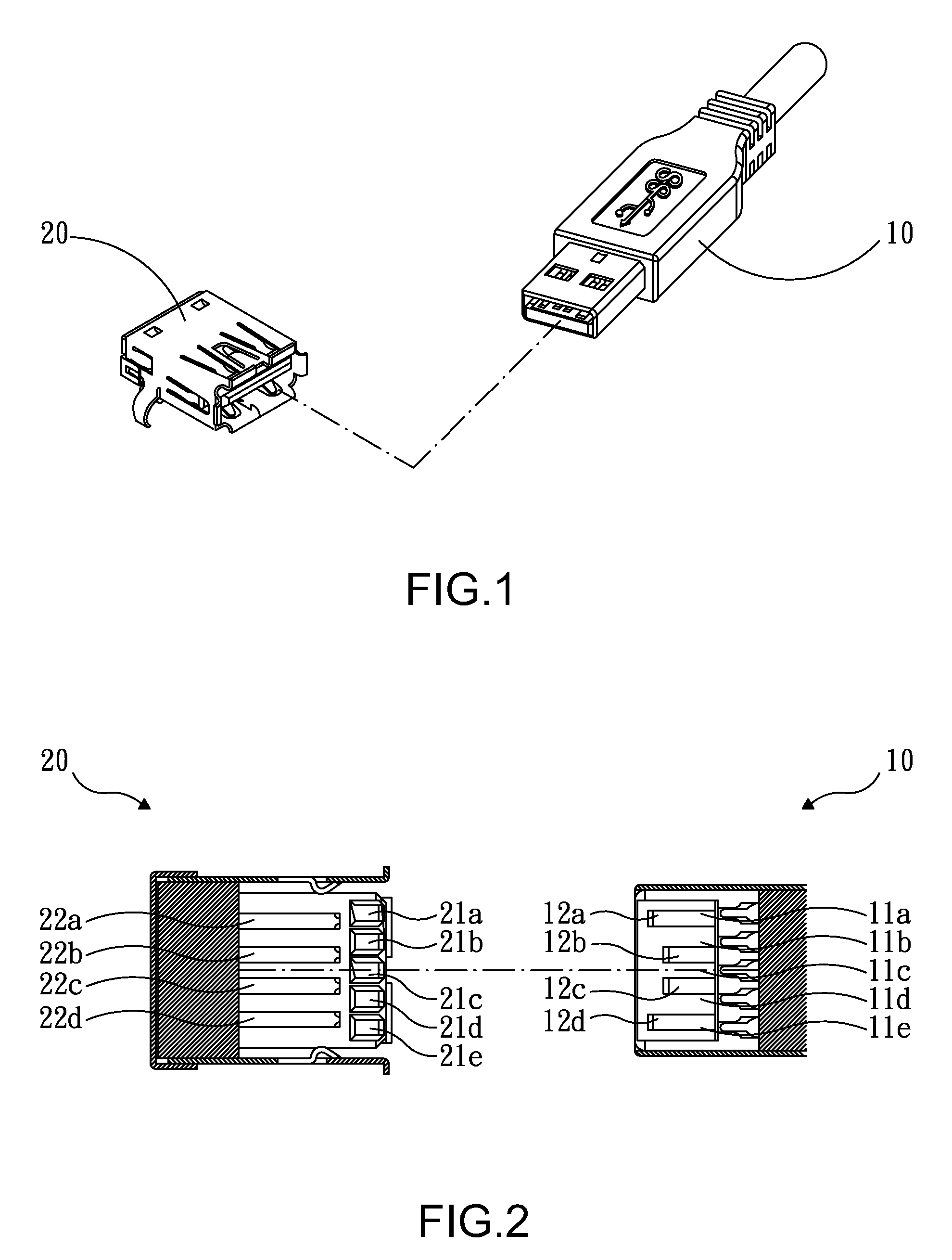 USB a-type socket