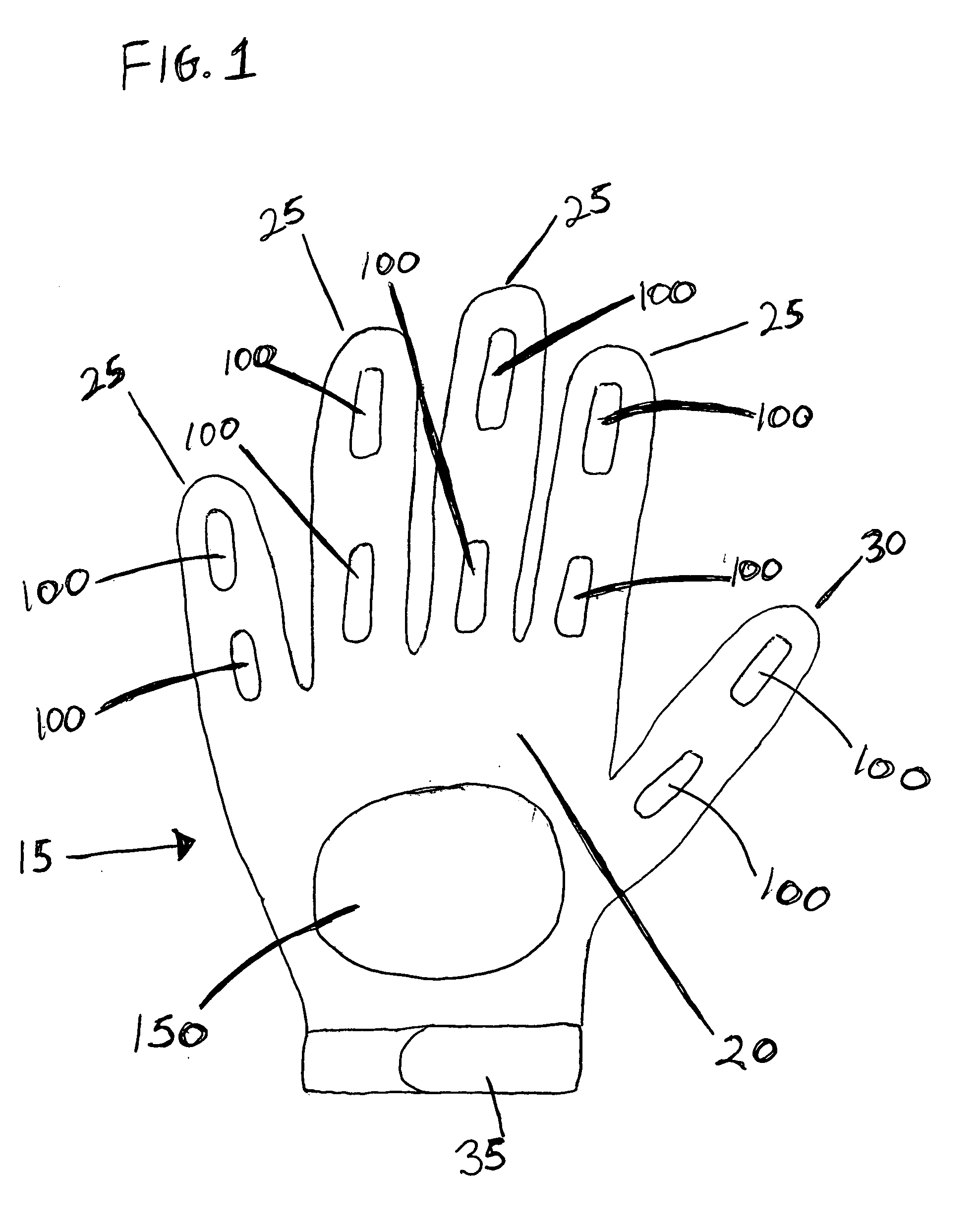 Basketball training glove