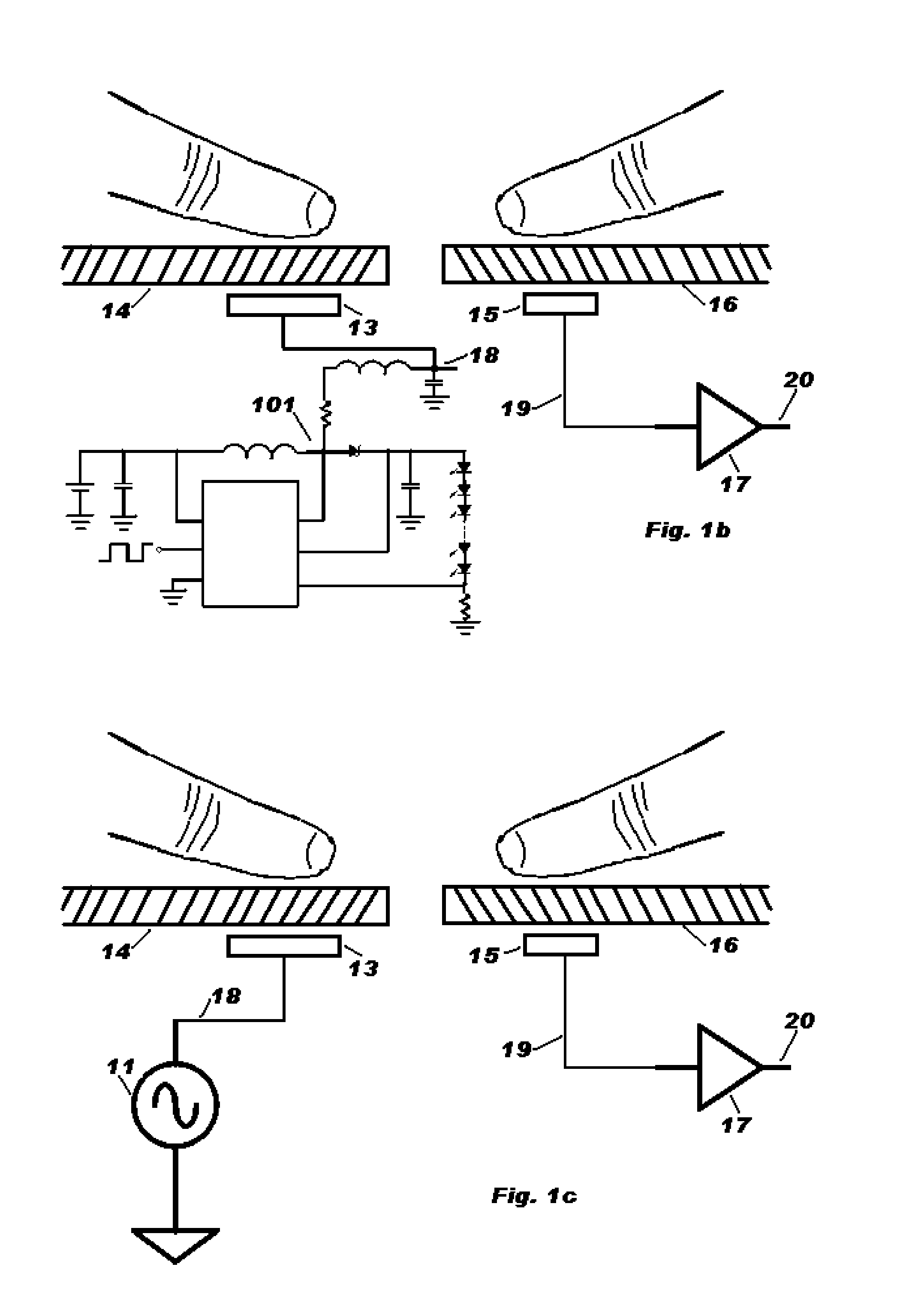 Touch sensitive input device