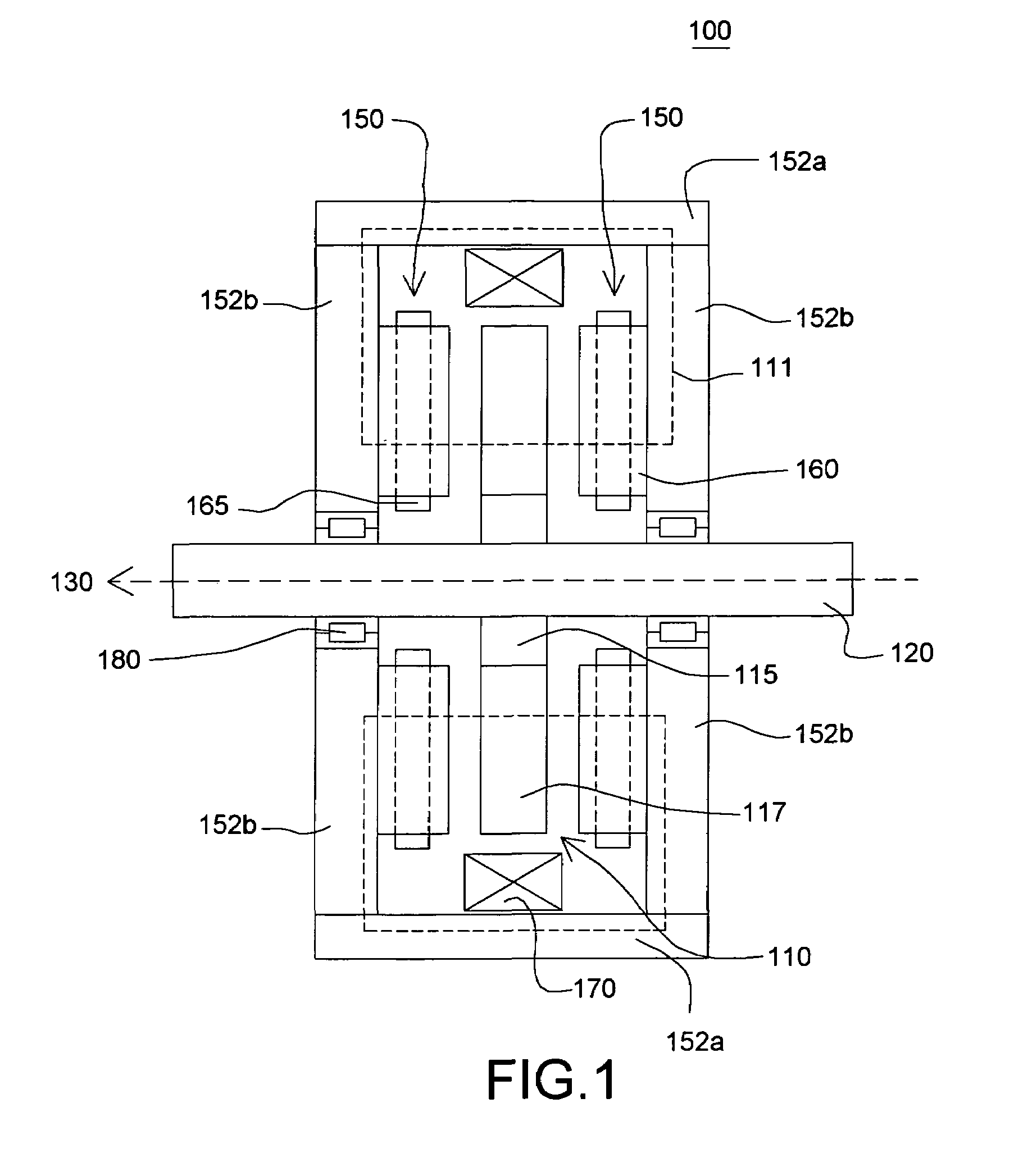 Superconducting rotating machines with stationary field coils