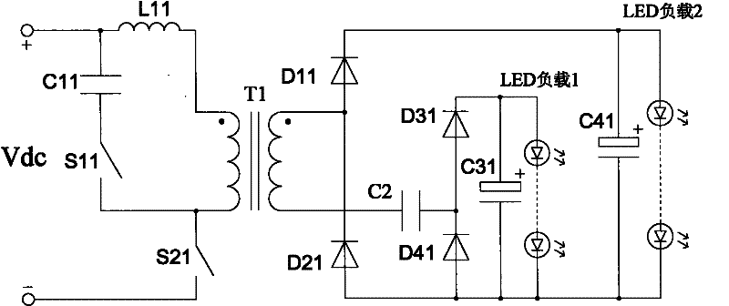 Multi-path direct current power supply circuit