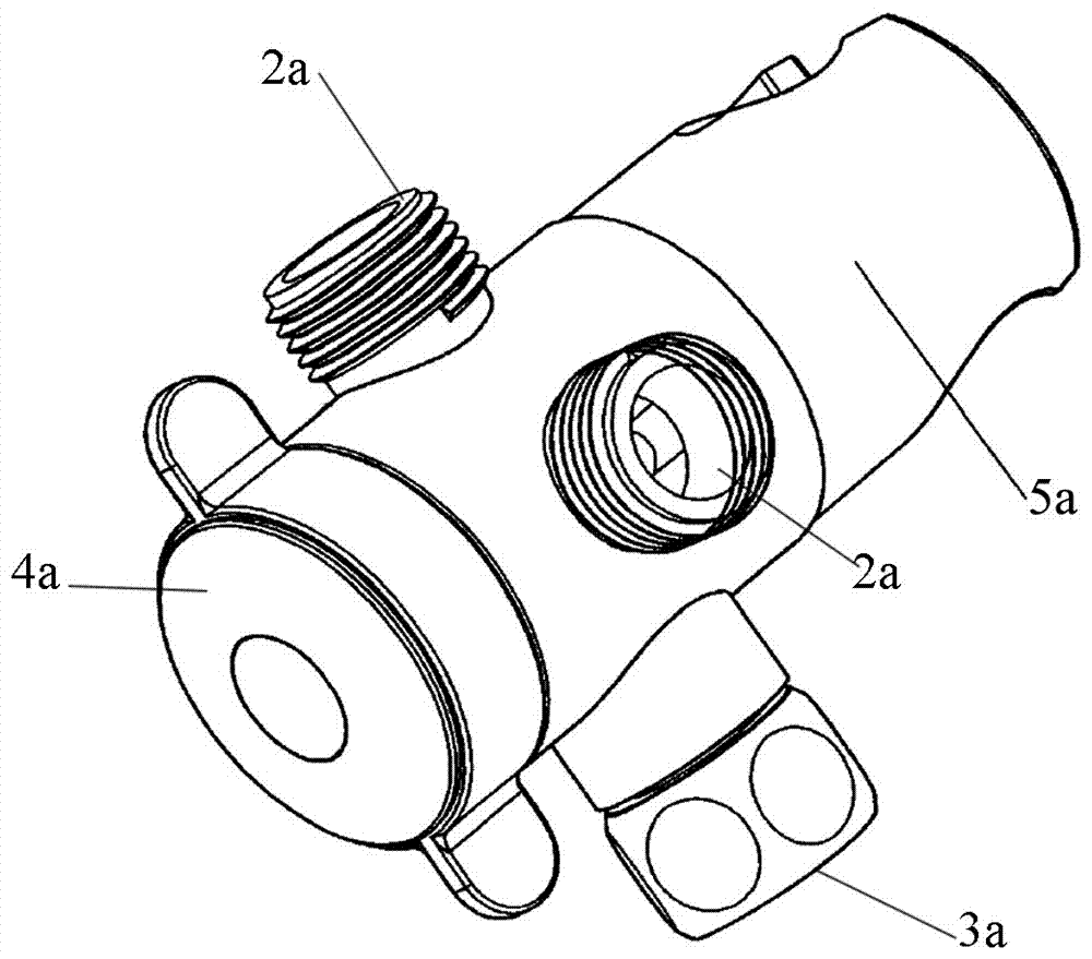 Improved water separating body with clamping device