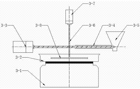 Experimental device for flow field display