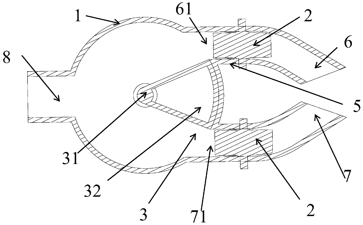 Air outlet device, air conditioning system and transportation tool