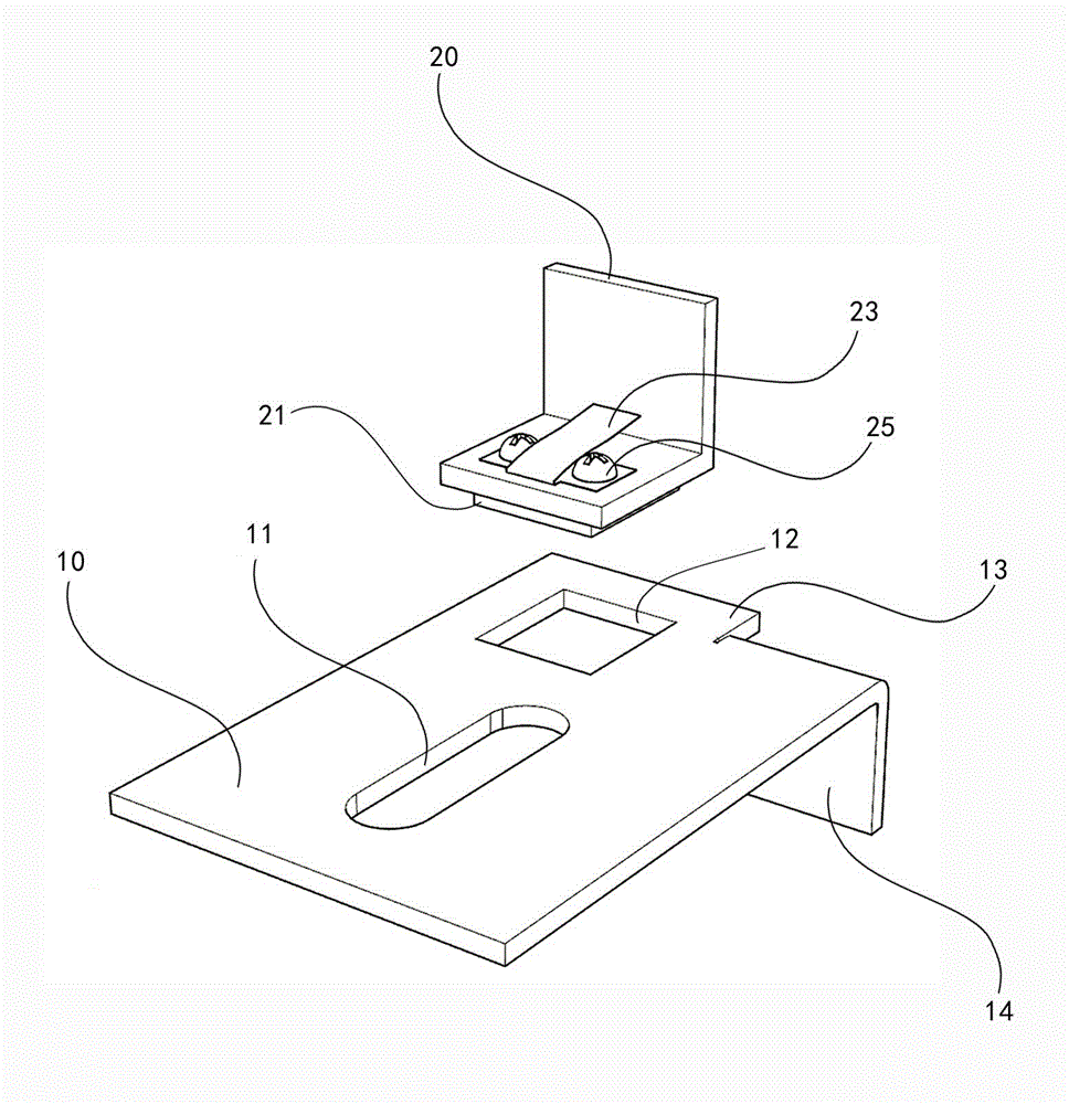 Push-in locating pendant capable of independently detaching stone veneer