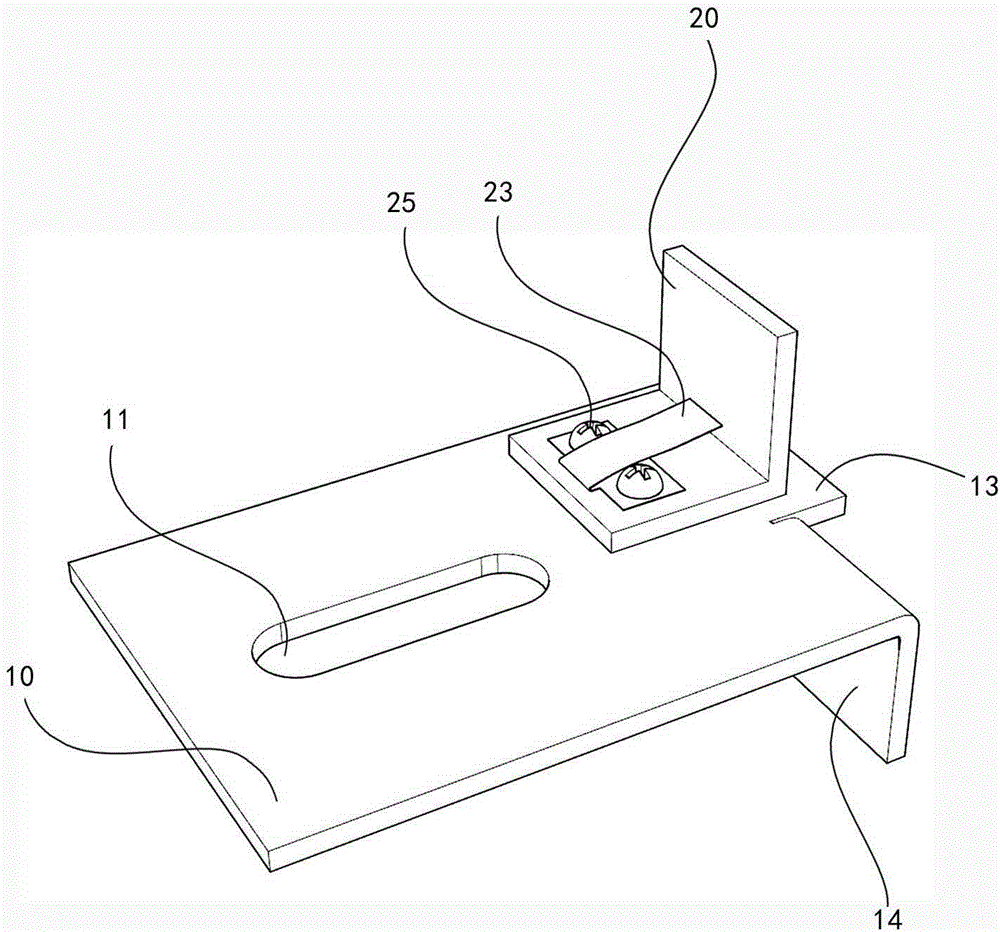 Push-in locating pendant capable of independently detaching stone veneer