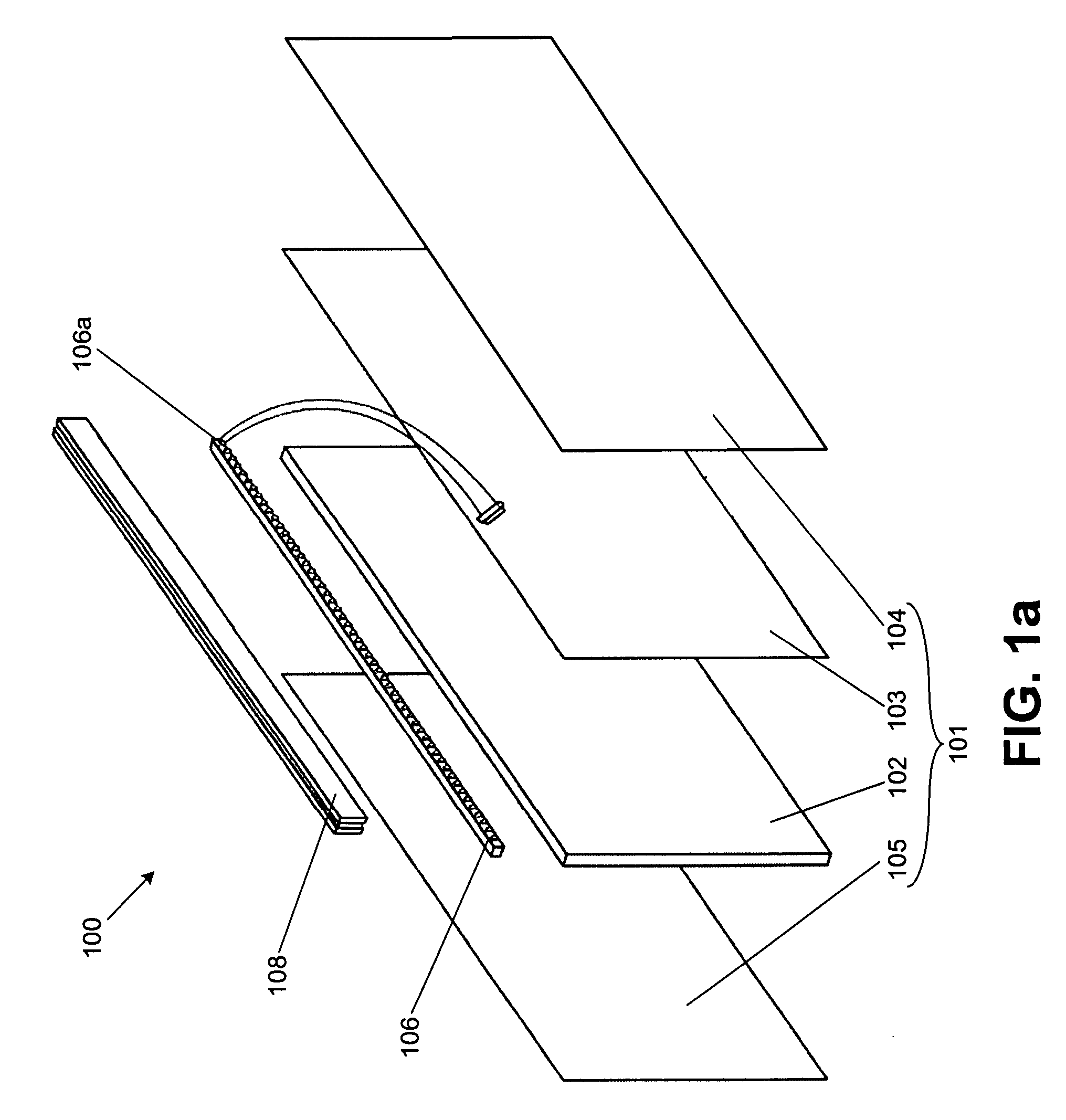 Light-emitting diode shelf