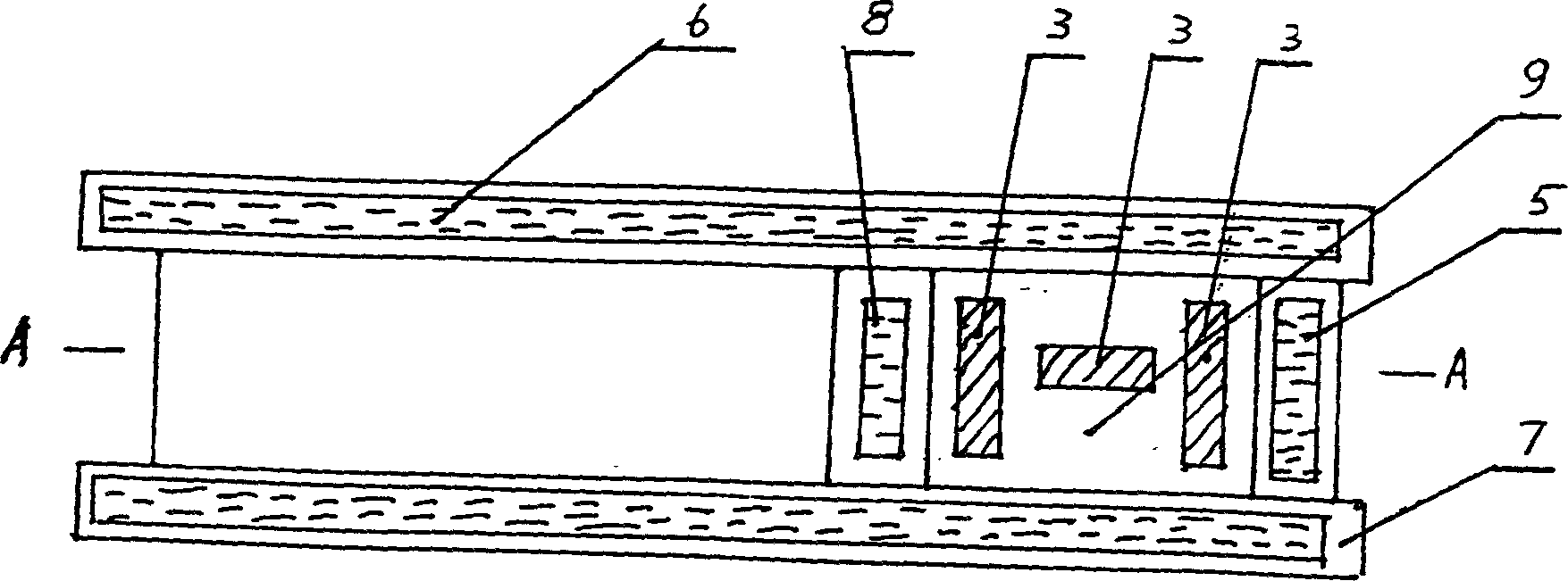 Method for producing surface compound cutter billet by horizontal electro-slag surfacing