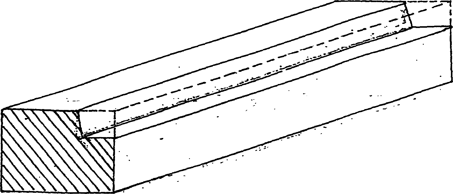 Method for producing surface compound cutter billet by horizontal electro-slag surfacing