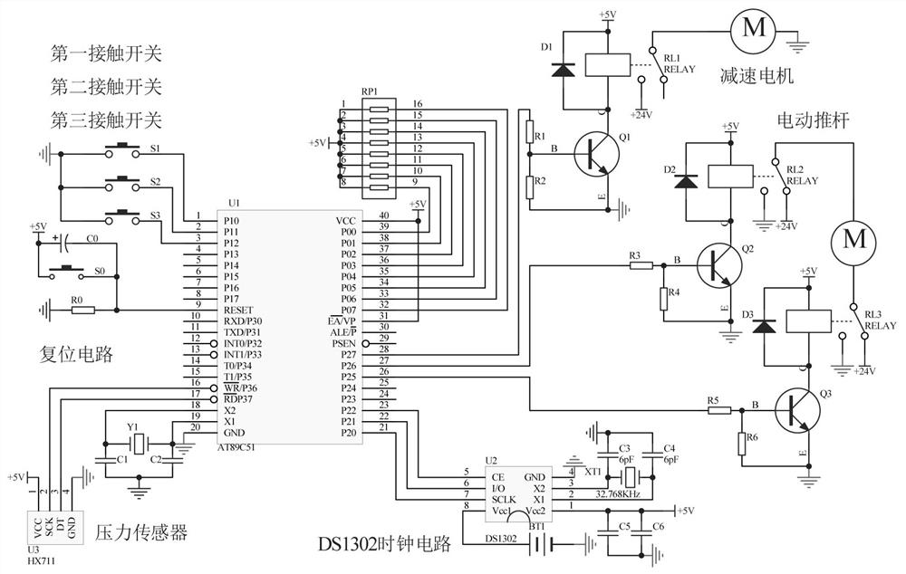 A carbon dioxide gas cracking rock rod drilling equipment