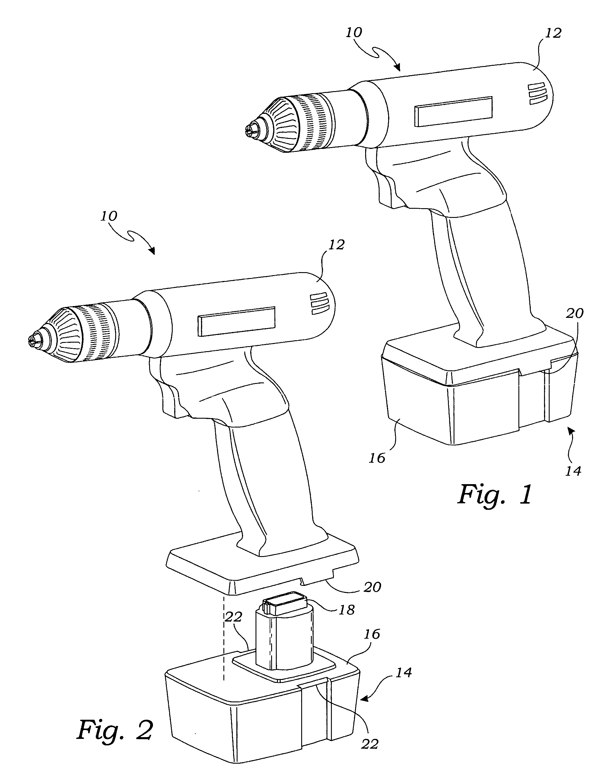 Power adapter for power tools