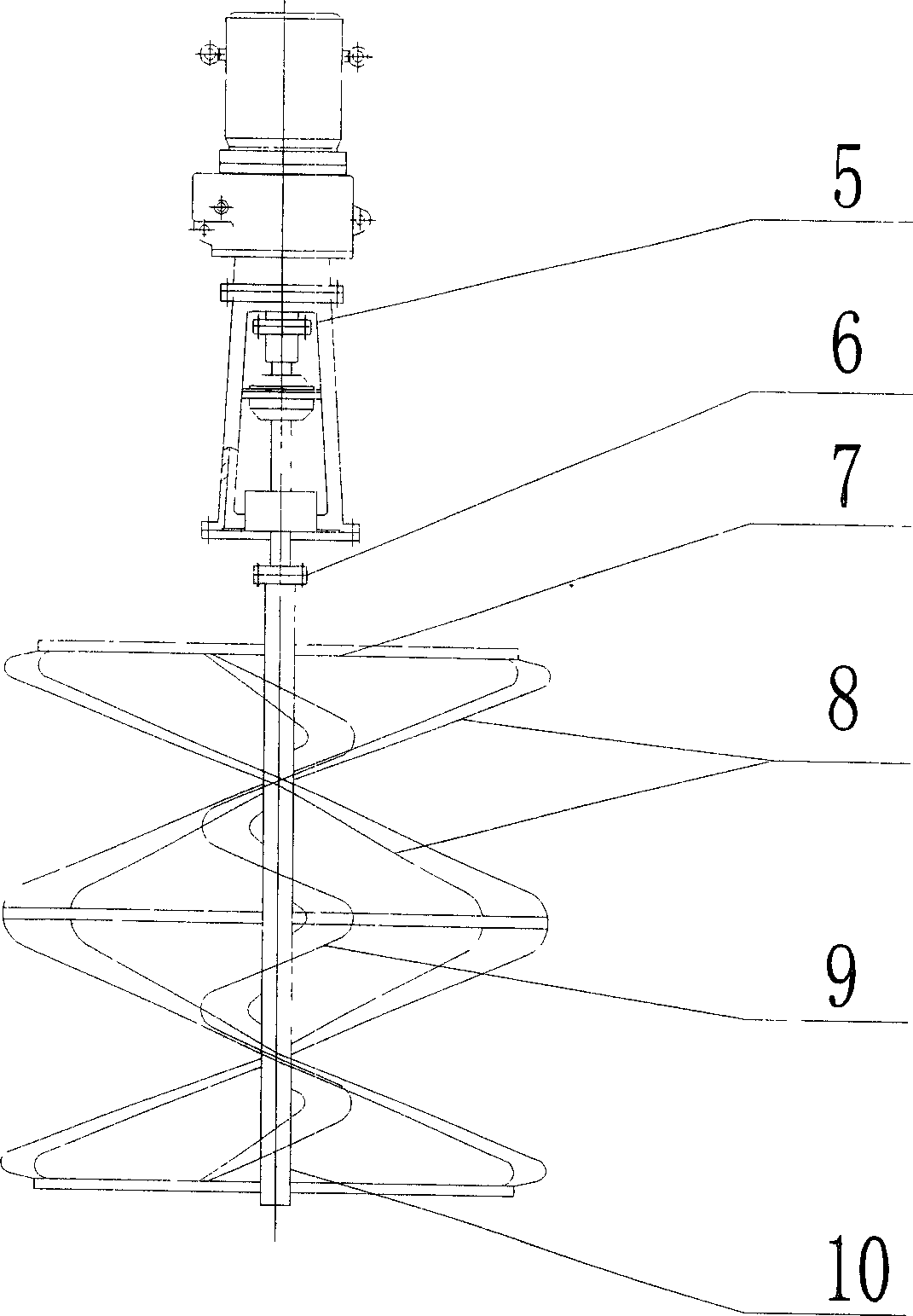 Polymer with ultrahigh molecular weight hydrolytic agitator