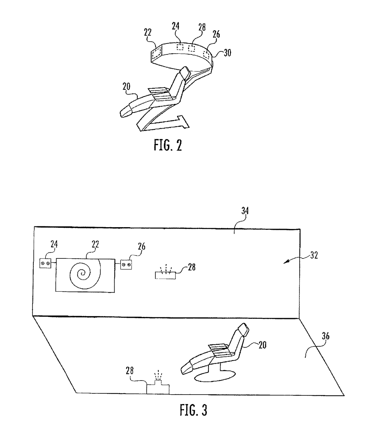 System and method for reducing stress levels using color, sound, and aroma therapy