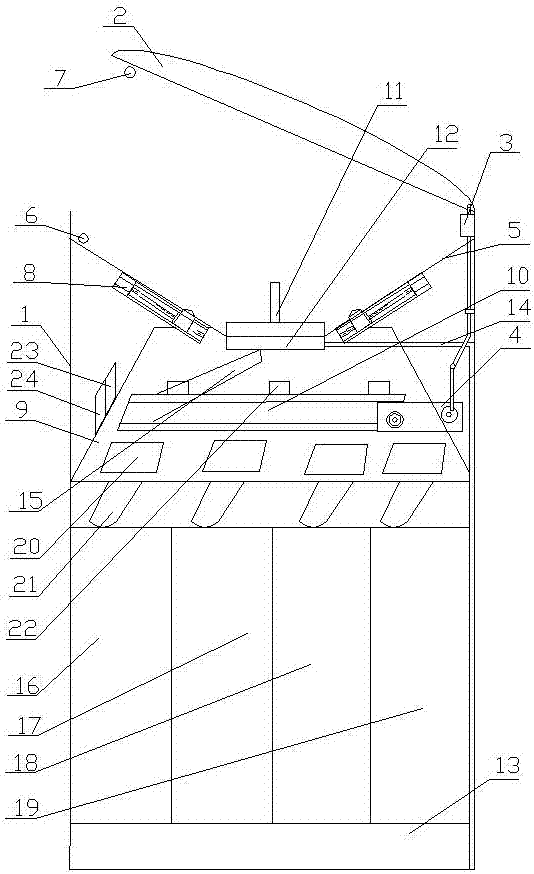 Automatic classifying garbage can based on pattern recognition technology