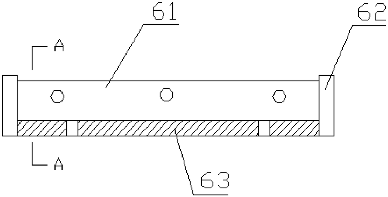 Airport rainwater collecting utilizing device