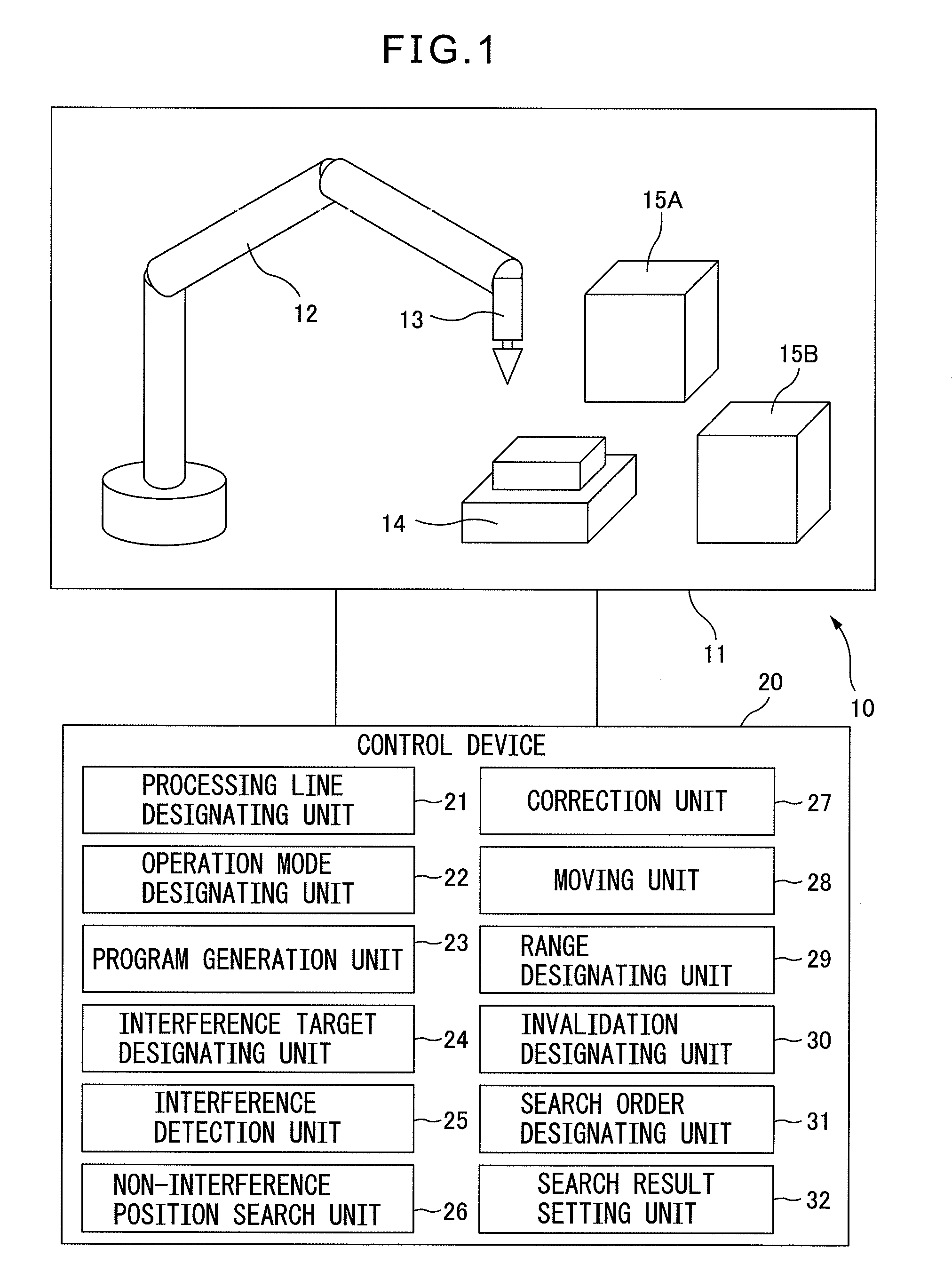 Robot programming device