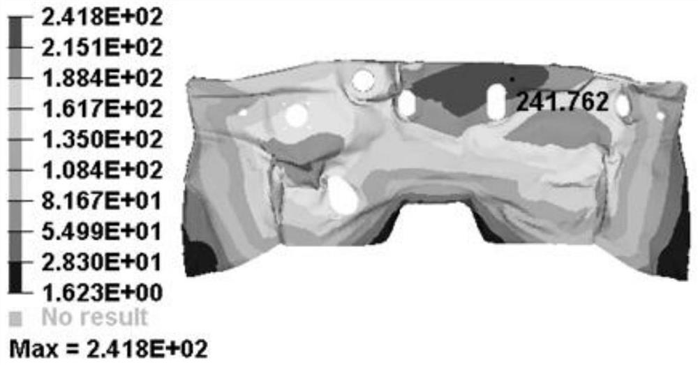 Front wall structure for electric automobile