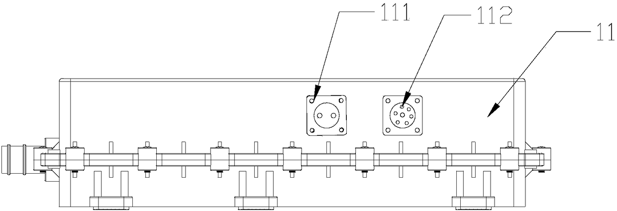 A ptc heater and power battery heating and cooling device