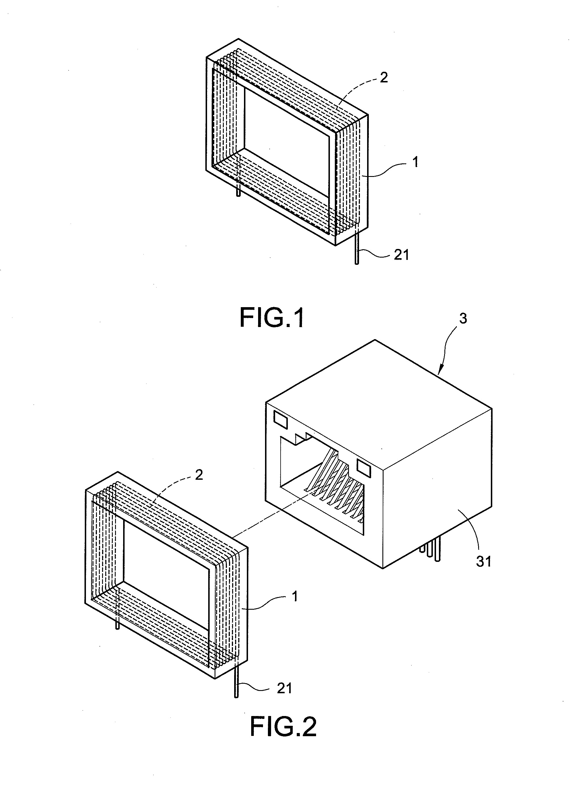 Outer type antenna structure