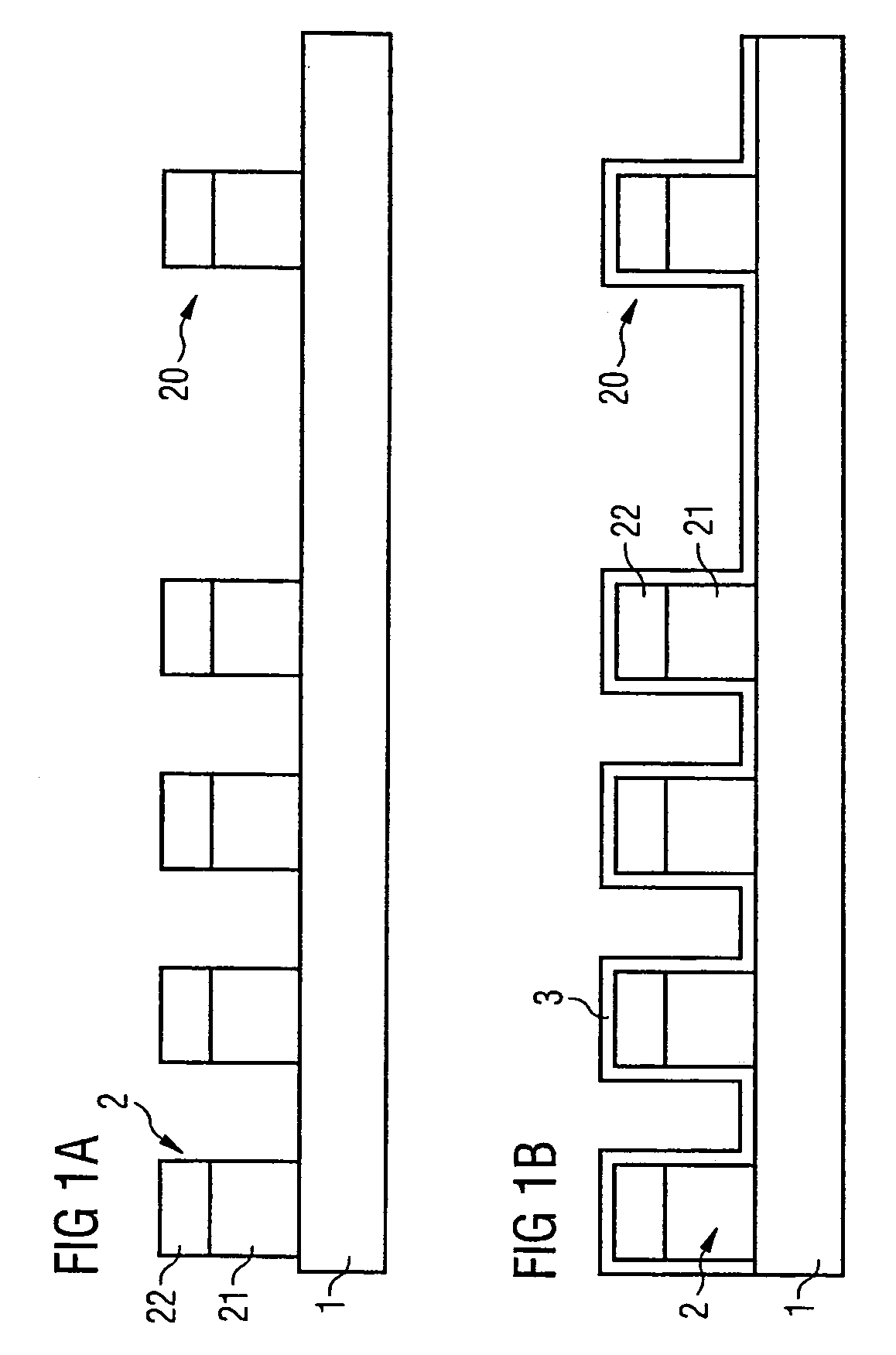 Method for fabricating a contact hole plane in a memory module