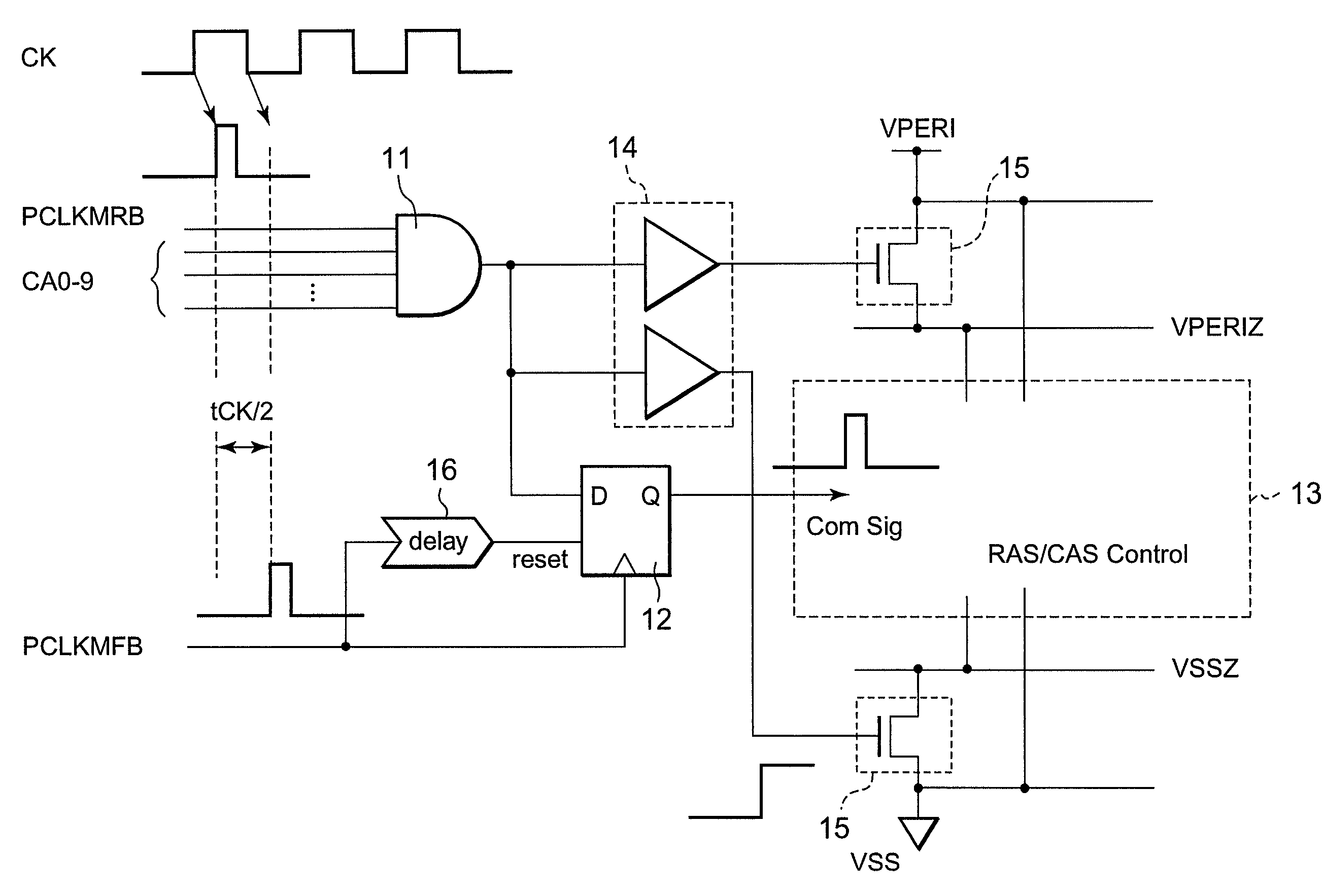 Semiconductor device and timing control method for the same