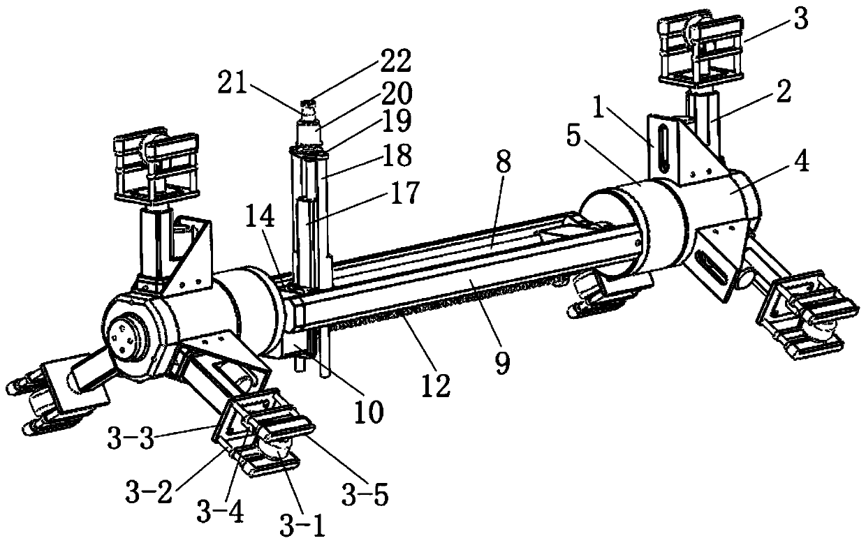 Spiral pipe inner wall weld joint grinding device